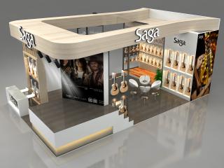 SAGA展台模型